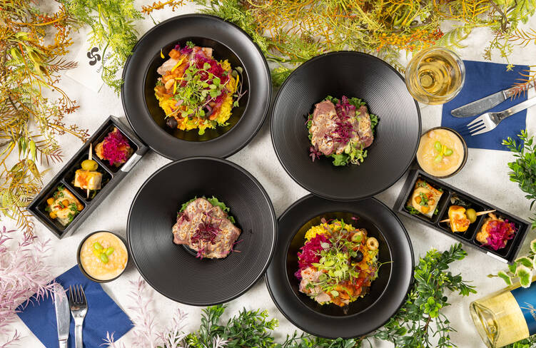 2名様分の盛り付けイメージ