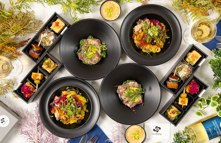 2名様の盛付イメージ