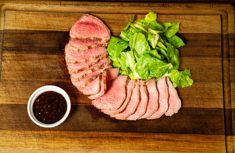 国産牛イチボのタリアータ