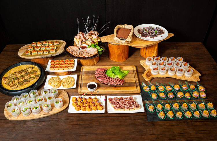 15名様分の盛り付けイメージ