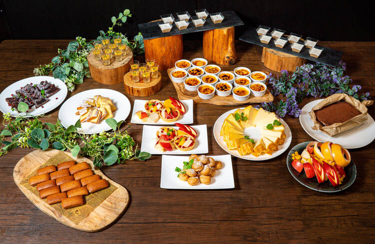 15名様分の盛り付けイメージ