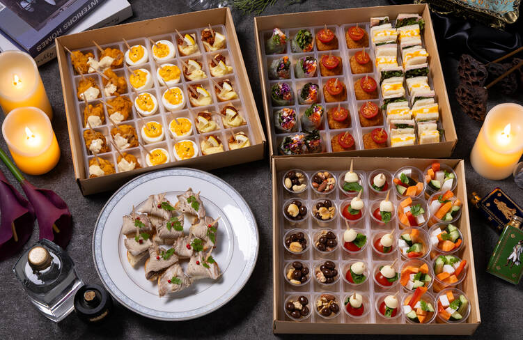 10名様分の盛り付けイメージ