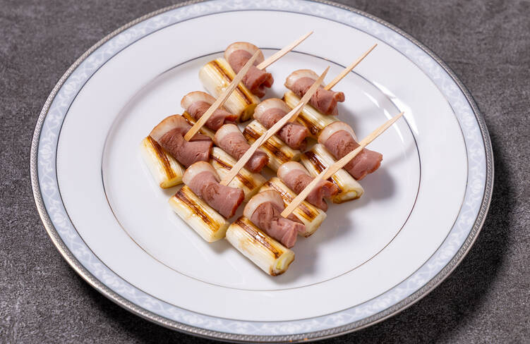 鴨スモークのピンチョス