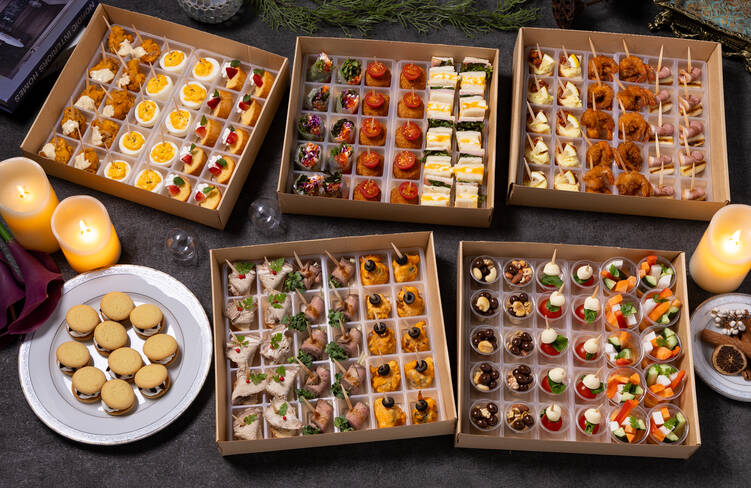 10名様分の盛り付けイメージ