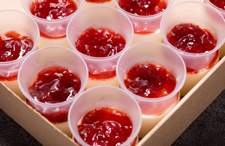 いちごみるくパンナコッタ