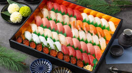 松プラン(盛り込み桶)60貫【※12/24~1/5納品不可】(21,000円 / 人) - オードブル