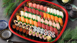 竹プラン(盛り込み桶)55貫+2本【※12/24~1/5納品不可】(16,000円 / 人) - オードブル