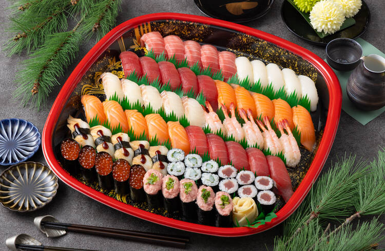 55貫+細巻2本のセットプランでお届けします。