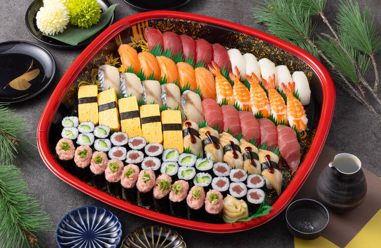 50貫+細巻4本のセットプランでお届けします。