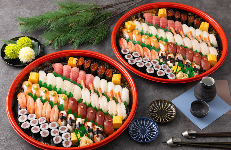 10名様分の盛り付けイメージ