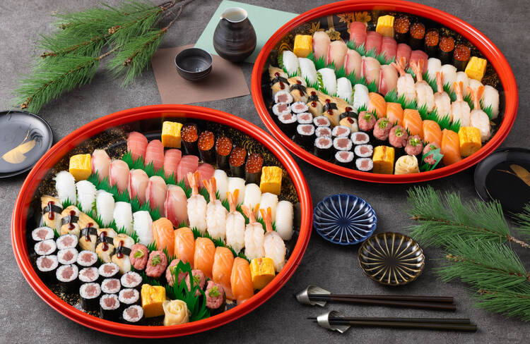 10名様分の盛り付けイメージ