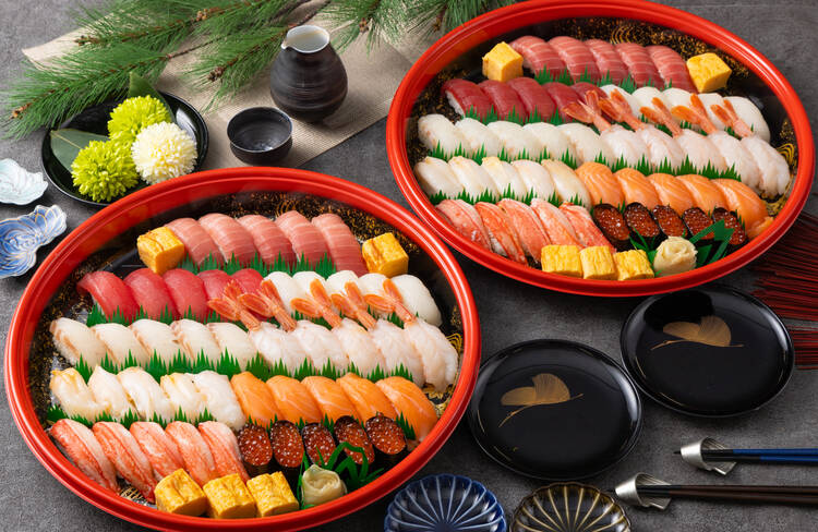 10名様分の盛り付けイメージ