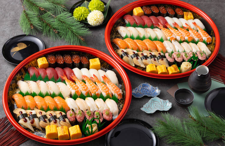 10名様分の盛り付けイメージ