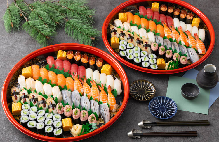 10名様分の盛り付けイメージ