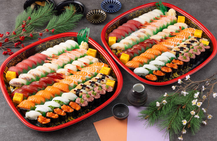 10名様分の盛り付けイメージ