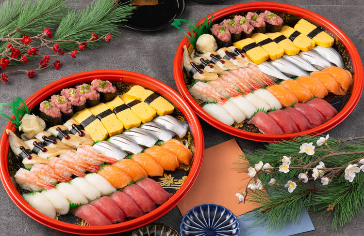 10名様分の盛り付けイメージ