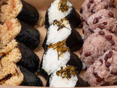 自家製高菜使用！3種ごはんの食べ比べセット