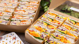 8種野菜の定番2種サンドセット ツナ&タマゴ(500円 / 人) - オードブル