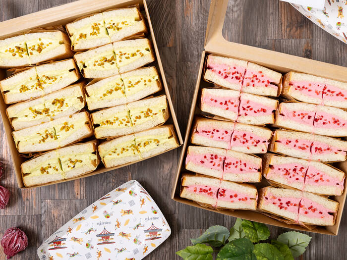 スイーツ2種サンドセット イチゴ&ピスタチオ｜Somy'sWitch(ソミーズ