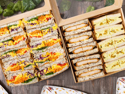 8種野菜のタマゴサンドと選べるサンドセット