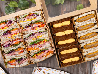 8種野菜のベーコンサンドと選べるサンドセット(600円) 