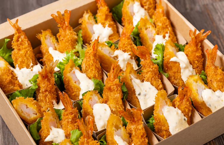 BIGエビフライ タルタルソース付き