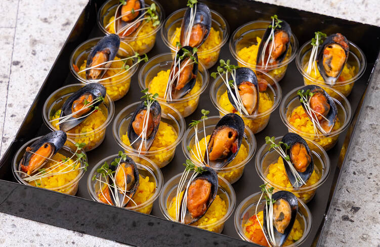 魚介のパエリア