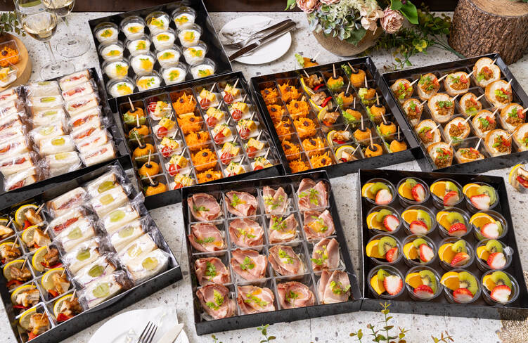 16名様分の盛り付けイメージ