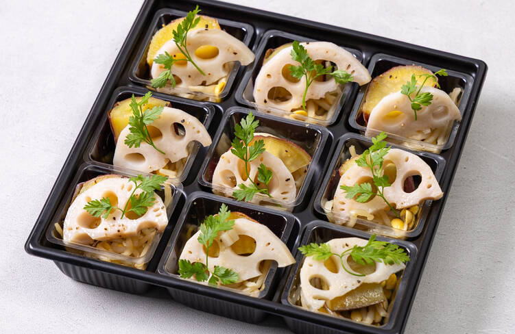 さつまいもと蓮根のナムル