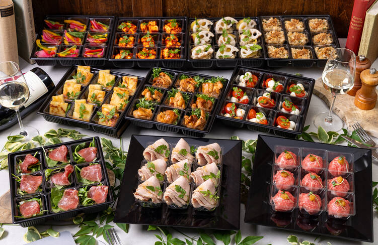 9名様分の盛り付けイメージ