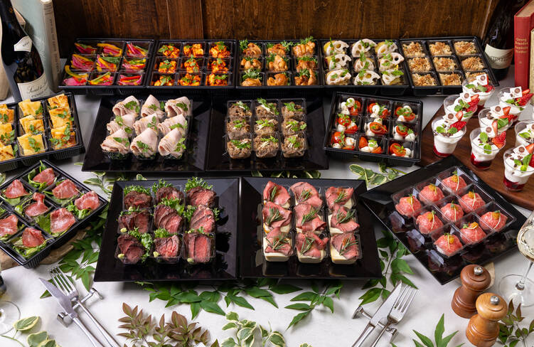 9名様分の盛り付けイメージ