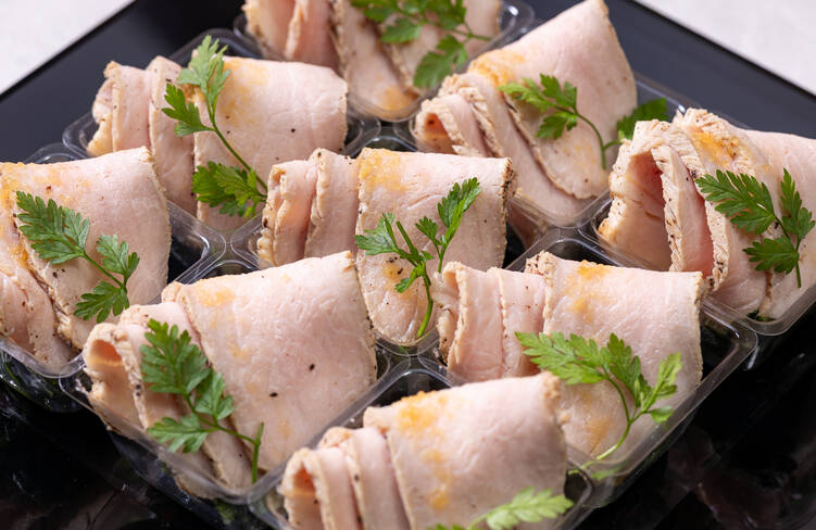 氷温熟成豚 ローストポーク ジンジャーフルーツソース