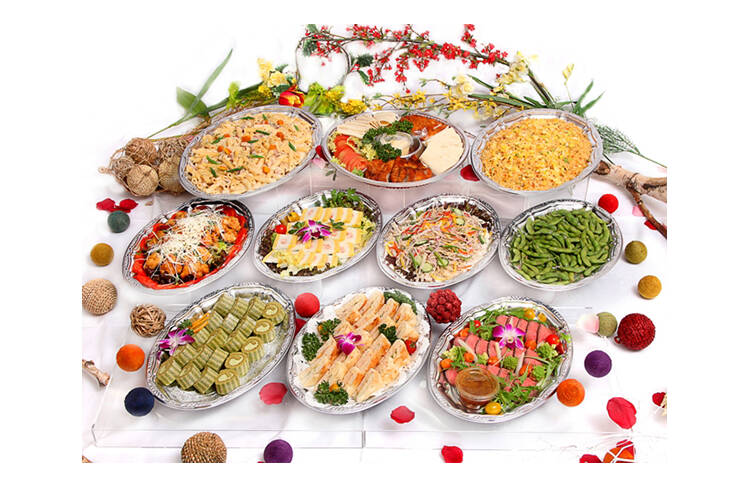 20名様分の盛り付けイメージ