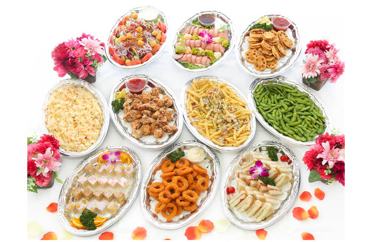 20名様分の盛り付けイメージ