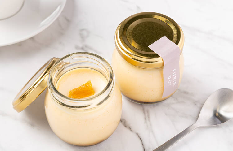 大人の味わい！アップルシナモンのプリン