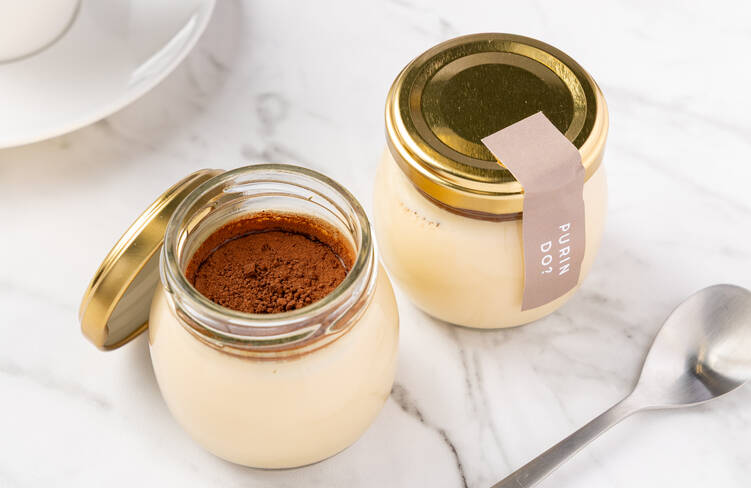 マスカルポーネを使用したティラミスプリン