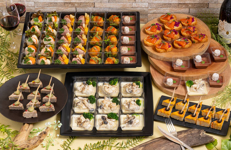 10名様分の盛り付けイメージ