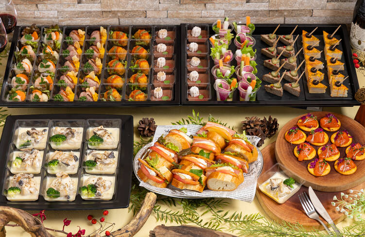 10名様分の盛り付けイメージ