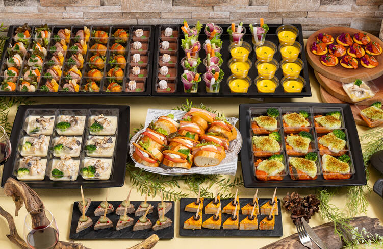 10名様分の盛り付けイメージ