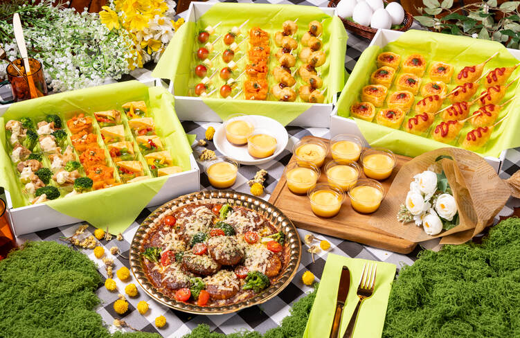 10名様分盛り付けイメージ