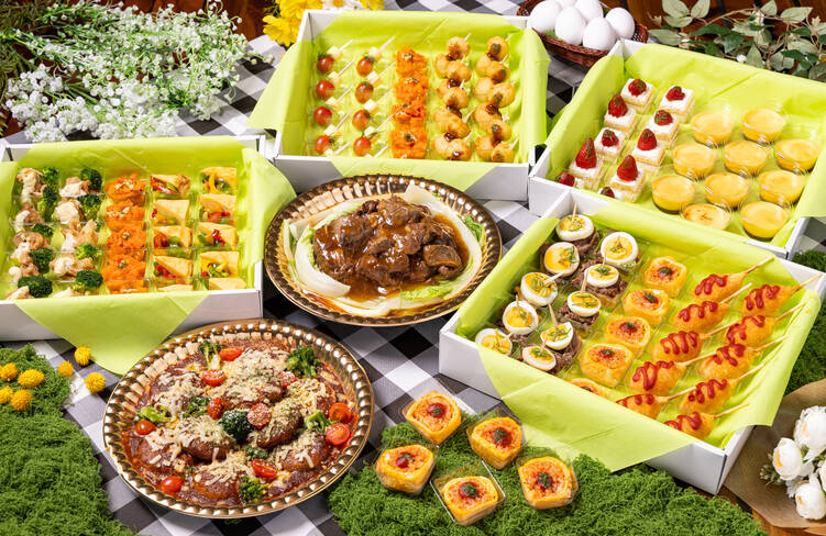 10名様分盛り付けイメージ