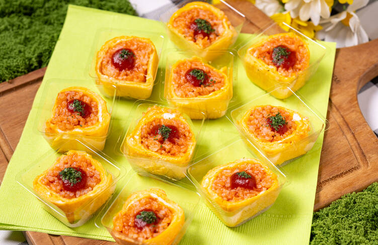 ひとくちロールオムライス