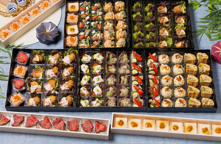 10名様分の盛り付けイメージ