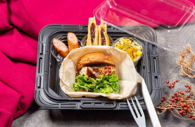 お一人様BOX盛り付けイメージ