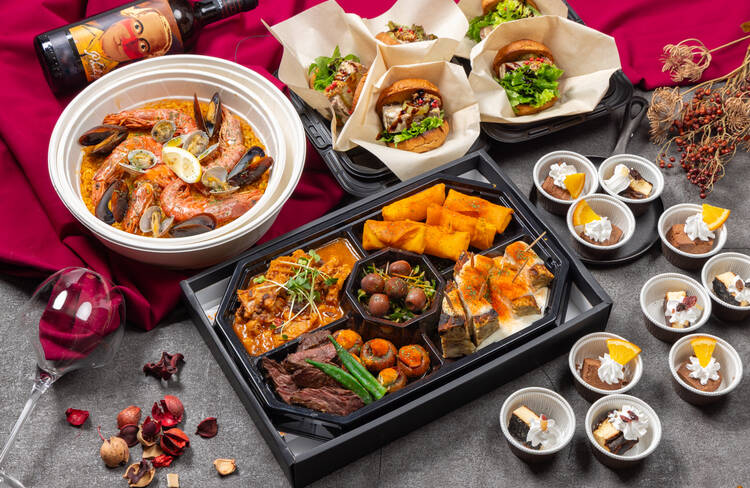 5名様分盛り付けイメージ