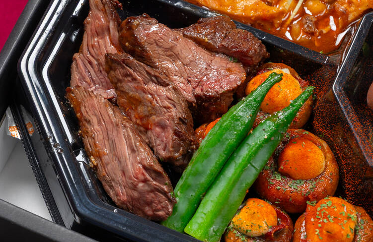 【温製】熟成若姫牛のハラミステーキ