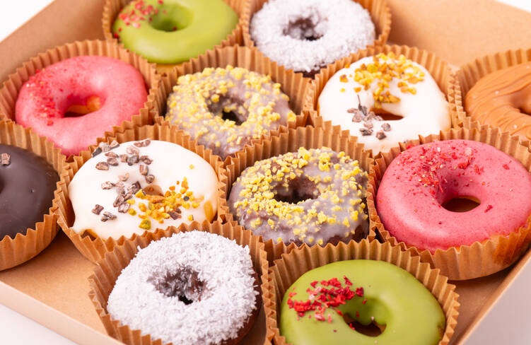 最大7種！好みのドーナツを見つけてね！