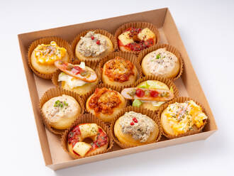 [1人2個]惣菜ドーナツ  アソートプラン(400円) 