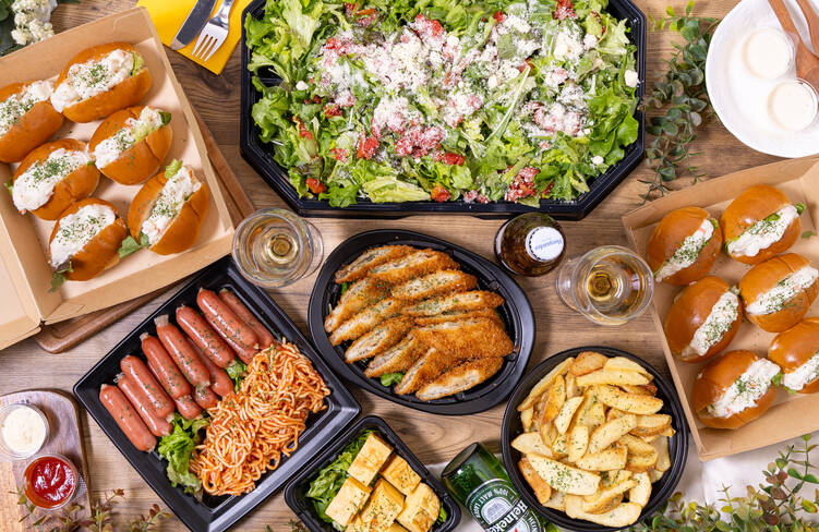 12名様分の盛り付けイメージ