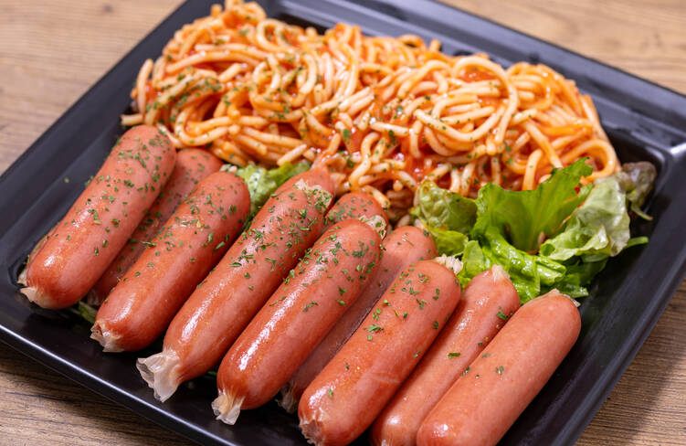 マイルドチョリソー・ナポリタンスパゲッティ